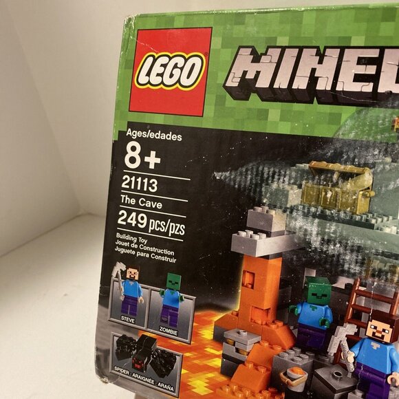 LEGO® Minecraft® 21113- The Cave- 249 Pieces- New Product in Damaged Box - Picture 3 of 12